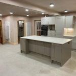 Lift installation and kitchen