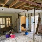 Lift installation and kitchen